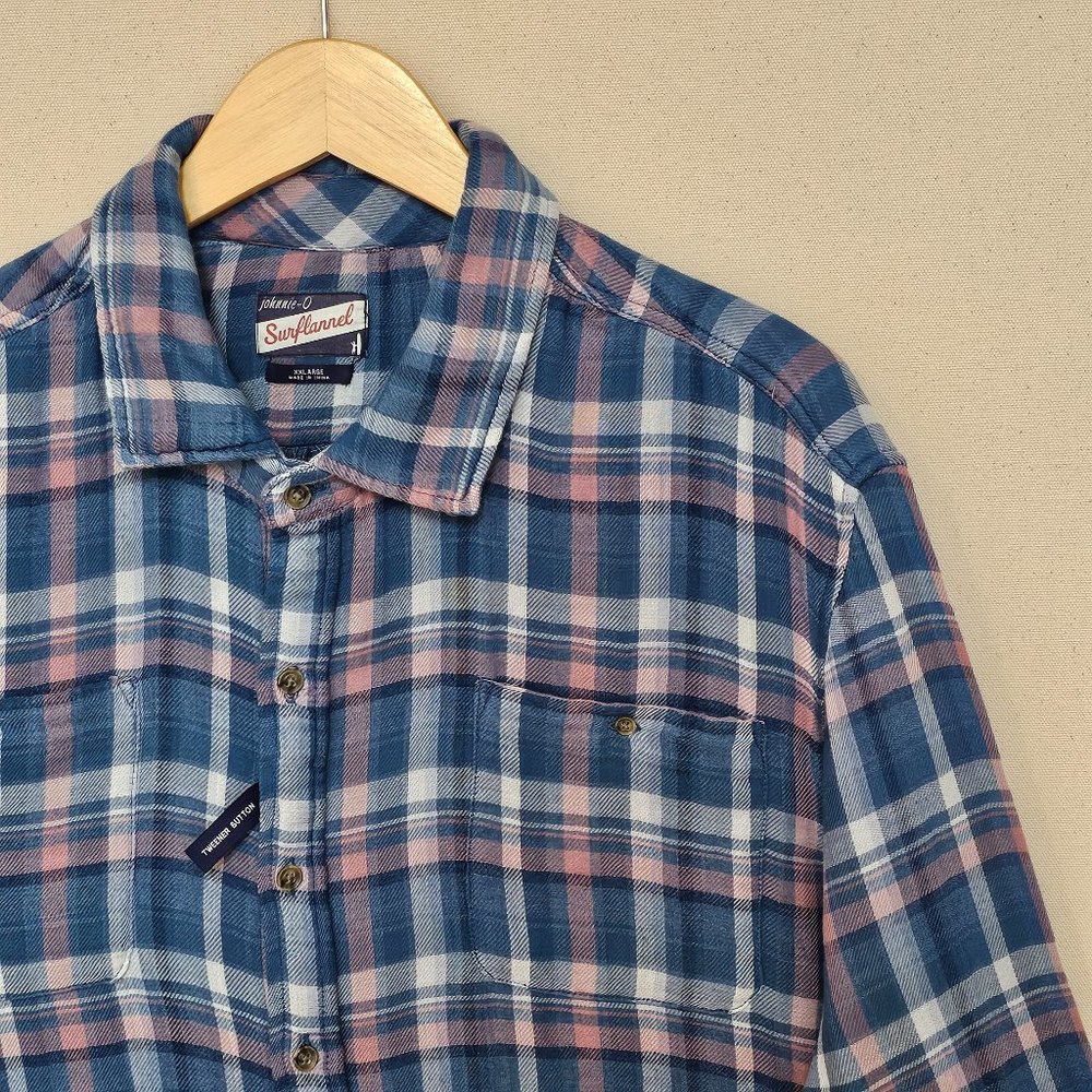 NWOT Johnnie-O Surflannel Shirt Jacket XXL